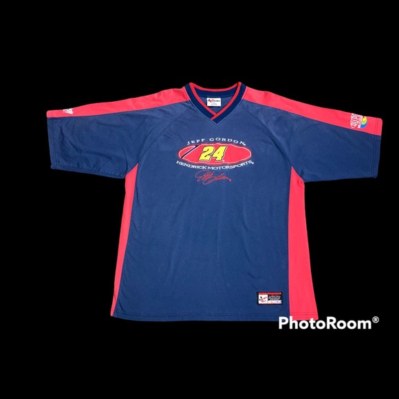 Vintage NASCAR Jeff Gordon 24 Hendrick Motorsports official t- shirt si…